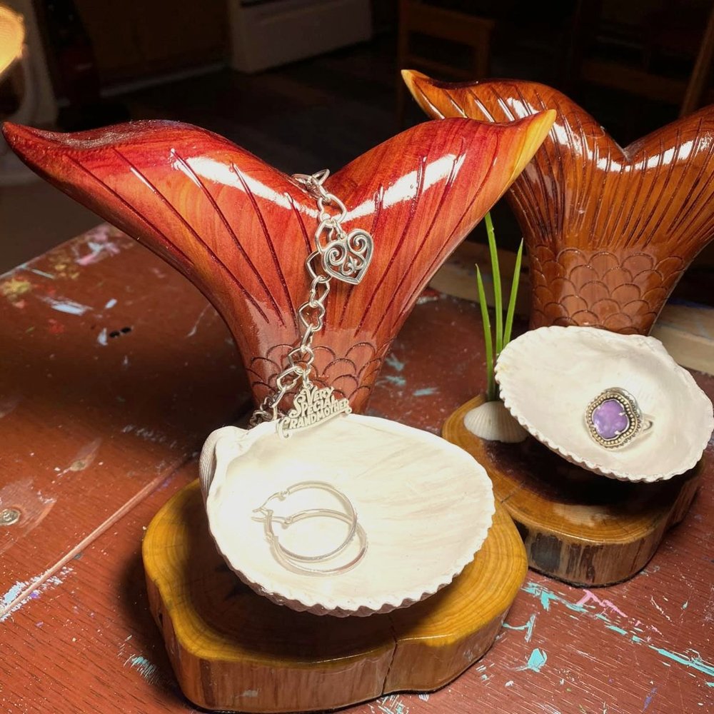 MERMAID TRINKET SEASHELL DISH